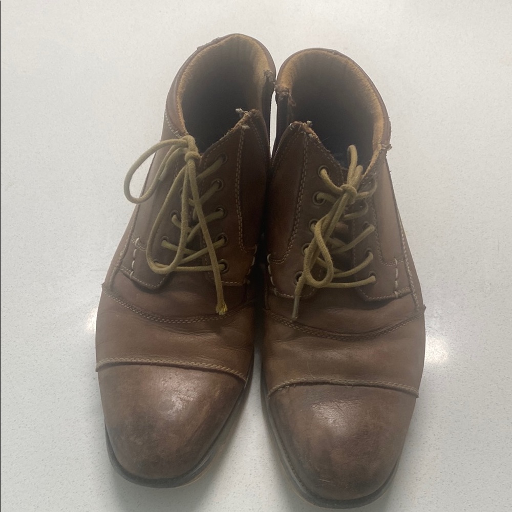 Classic Brown Leather Chukka Boots for Men